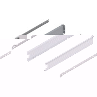 METABOX боковина из стали, M (86 мм), частичное выдвижение, 25 кг, НД=550 мм, быстрое монтирование, левая/правая, 01820370, 320M5500C15MX MP SGWA