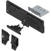 REVEGO duo, комплект для монтажа комбинации двух двойных дверей, черный, 05441409, 802M0004.03DT 2X S