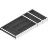 AMBIA-LINE  лоток для столовых приборов, для LEGRABOX/MERIVOBOX стандартный ящик, пластмасса/сталь, 6 лотков для столовых приборов, НД=650 мм, ширина=300 мм, 05771089, ZC7S650BS3 AMB-BE+AS SWOG