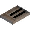 AMBIA-LINE  лоток для столовых приборов, для LEGRABOX/MERIVOBOX стандартный ящик, внутренние разделители из дерева, 4 лотка для столовых приборов, НД=450 мм, ширина=300 мм, 07178662, ZC7S450BH3 AMB-BE V1 E02G