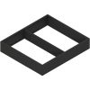 AMBIA-LINE  рама, для LEGRABOX/MERIVOBOX стандартный ящик, сталь, НД=300 мм, ширина=242 мм, 09177672, ZC7S300RSU AMB-RA V1 CS-M
