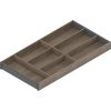 AMBIA-LINE  лоток для столовых приборов, для LEGRABOX/MERIVOBOX стандартный ящик, внутренние разделители из дерева, 7 лотков для столовых приборов, НД=600 мм, ширина=300 мм, 01717256, ZC7S600BH3 AMB-BE V1 E02G