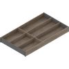 AMBIA-LINE  лоток для столовых приборов, для LEGRABOX/MERIVOBOX стандартный ящик, внутренние разделители из дерева, 6 лотков для столовых приборов, НД=550 мм, ширина=300 мм, 04575860, ZC7S550BH3 AMB-BE V1 E02G