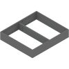 AMBIA-LINE  рама, для LEGRABOX/MERIVOBOX стандартный ящик, сталь, НД=300 мм, ширина=242 мм, 01392076, ZC7S300RSU AMB-RA V1 OG-M