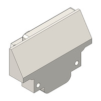 CLIP top средняя петля для алюм. рамок для AVENTOS HF 134° (Комплект), без пружины, чашка петли: на шурупы, 08923153, 78Z550AT11MB+P S2 NI — изображение 2