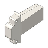 CLIP top средняя петля для алюм. рамок для AVENTOS HF 134° (Комплект), без пружины, чашка петли: на шурупы, 08923153, 78Z550AT11MB+P S2 NI — изображение 4