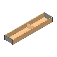AMBIA-LINE рама, для LEGRABOX/MERIVOBOX стандартный ящик, внутренние разделители из дерева, НД=500 мм, ширина=100 мм, 01800967, ZC7S500RH1 AMB-RA V1 N01C — изображение 2