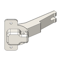 MODUL угловая петля 45°, наложение II, чашка петли: на шурупы, 02540543, 99M1550 MB V50 NI — изображение 2