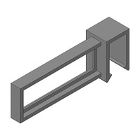 ORGA-LINE продольный разделитель для поперечного релинга, для TANDEMBOX antaro, 09410686, ZRU.11F0 LAE-TEI 40 WGR — изображение 2