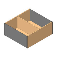 AMBIA-LINE рама, для LEGRABOX/MERIVOBOX ящик с высоким фасадом, внутренние разделители из дерева, от НД=300 мм, ширина=242 мм, 03670050, ZC7F300RHU AMB-RA V1 E01S — изображение 2