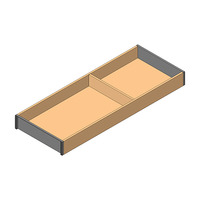 AMBIA-LINE рама, для LEGRABOX/MERIVOBOX стандартный ящик, внутренние разделители из дерева, НД=550 мм, ширина=200 мм, 08478005, ZC7S550RH2 AMB-RA V1 N01C — изображение 3