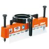 Сверлильная головка для MINIPRESS M,  для MINIPRESS P, количество шпинделей 9, быстросъемные патроны, Серийные отверстия, Петля Мини (кроме чашки 80.014-R1), 05440963, MZK.190S   LOCHG-B   R204